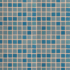 Mosaïque | 31.6x31.6 cm | Tilestone Design Quinto Mix/ bleu
